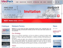 Tablet Screenshot of medpack-swiss.com